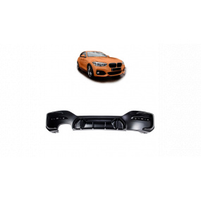Difuzor BMW 1 F20 F21 Facelift Zadní Matná Černá Difuzor BMW 1 F20 F21 Facelift Zadní Matná Černá