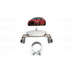 Koncový tlumič Black AUDI A3 2017-2019