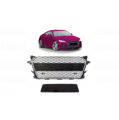 Gril Audi TT 8S Stříbrný Mat & Lesklý Černý
