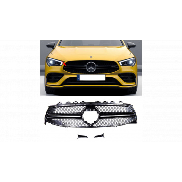 Gril Mercedes-Benz CLA C118 X118 Černý A-Typ PDC