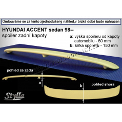 HYUNDAI ACCENT SEDAN (98-00) spoiler zad. kapoty