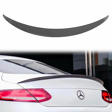 Zadní křídlo Matt Black MERCEDES C-Class (C204) Coupe 2011+ Mercedes-Benz C C205 Spoiler ABS