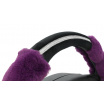 Potah volantu fialový chlup 37-39 cm