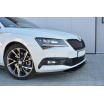 Spoiler pod přední nárazník ver.3 pro Škoda Superb Mk3, Maxton Design (černý lesklý plast ABS)
