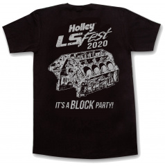 Černé bavlněné  tričko HOLLEY BLOCK PARTY