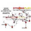 Nissan Skyline R33 StrongFlex kompletní sestava silentbloků 38 ks