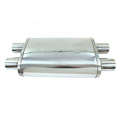 Středový tlumič 70mm TurboWorks LT 304SS 355mm