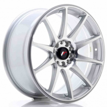 JR Wheels JR11 18x8,5 ET40 5x112/114 Stříbrná Leštěná