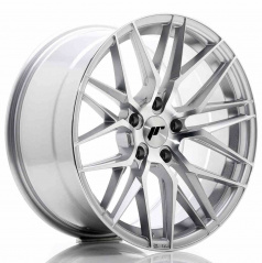 JR Wheels JR28 18x9,5 ET40 5x112 Stříbrná Leštěná Čelní Strana