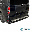 Nerez broušený kryt horní hrany zadního nárazníku VW T7 Transporter, F. Tourneo Custom