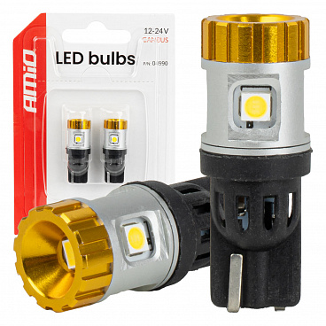 LED žárovky CANBUS W5W T10 3030 4SMD + 3020 1SMD bílé 12V 24V AMIO-04990 LED žárovky CANBUS W5W T10 3030 4SMD + 3020 1SMD bílé 12V 24V AMIO-04990